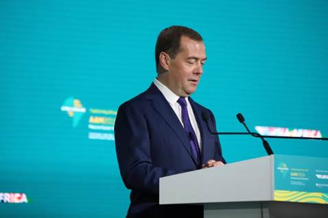 RUSSIA AND AFRICA SHOULD HARNESS RESOURCES FOR GREATER ECONOMIC GROWTH, MEDVEDEV TELLS AFREXIMBANK SHAREHOLDERS