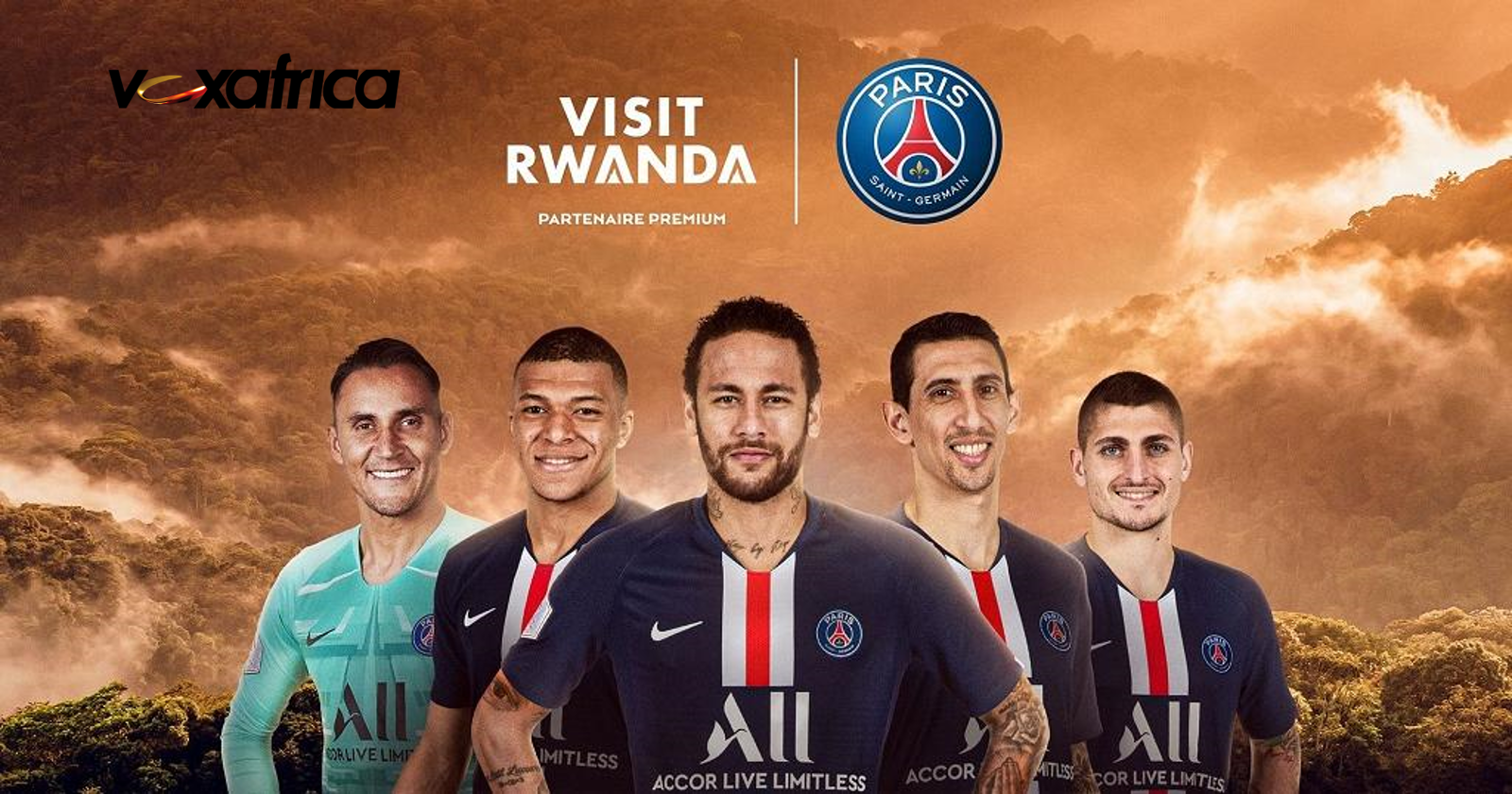 RWANDA SIGNS DEAL WITH PARIS ST GERMAIN TO PROMOTE TOURISM