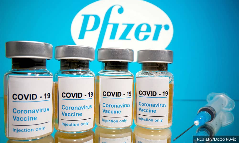 SOUTH AFRICA: STUDY SHOWS TWO JABS OF  PFIZER VACCINES IS 70% EFFECTIVE AGAINST OMICRON