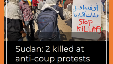 FIRST SUDAN SECURITY DEATH, PROTESTER KILLED IN ANTI-COUP RALLIES