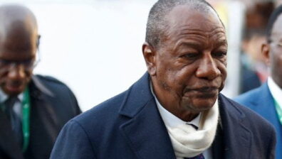 GUINEA’S EX-PRESIDENT ALPHA CONDE LEAVES THE COUNTRY