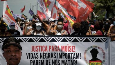 THOUSANDS PROTEST KILLING OF CONGOLESE REFUGEE IN BRAZIL