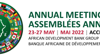 AFRICAN DEVELOPMENT BANK GROUP TO HOLD 2022 ANNUAL MEETINGS FROM MAY 23-27 IN ACCRA, GHANA